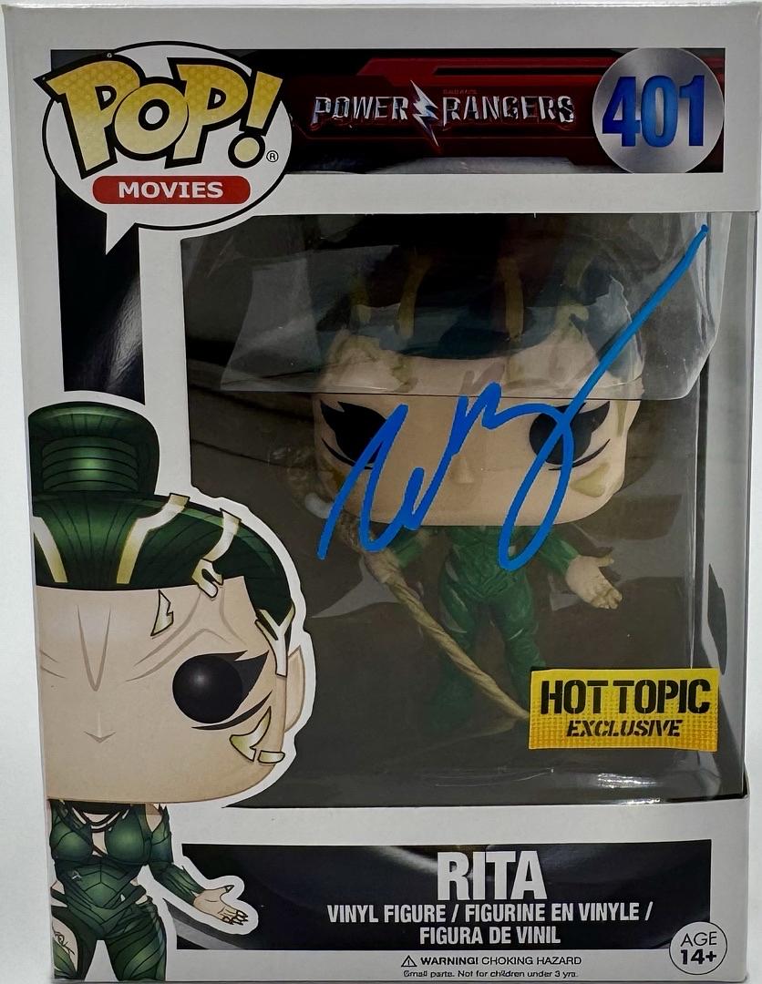 Elizabeth Banks Signed Funko Pop #401 "Rita" (Power Rangers) - Beckett COA